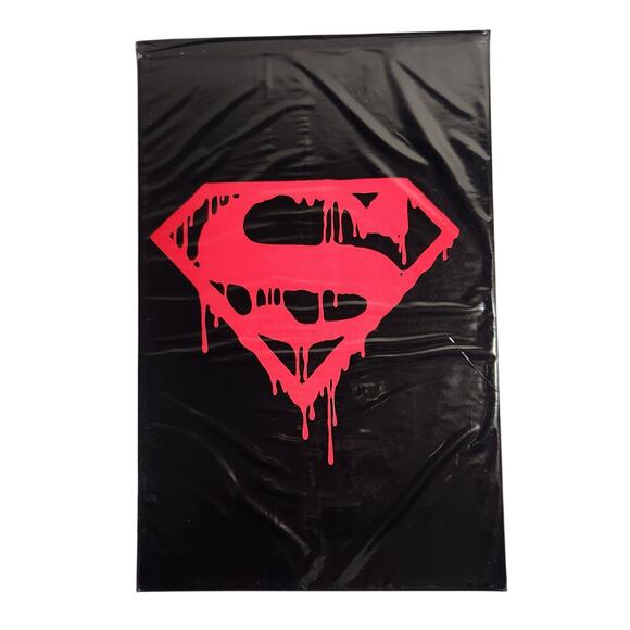 DC Superman #75 Death Of Superman Black Poly Bag Memorial Set Sealed 1992 - Picture 1 of 4